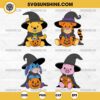 Halloween Winnie the Pooh And Friends Svg, Winnie The Pooh Halloween Svg, Tigger Halloween Svg, Eeyore Halloween Svg, Piglet Halloween Svg