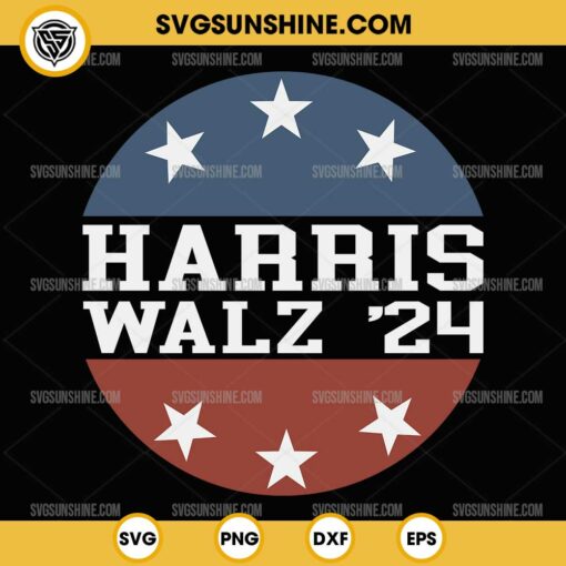 Harris Walz 24 SVG, Cut Files, Cricut, Silhouette