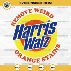 Harris Walz Remove Weird Orange Stains SVG, Harris Walz SVG PNG File