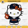 Hello Kitty #1 Chicago Bears Football SVG PNG DXF EPS Cut Files