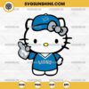 Hello Kitty #1 Detroit Lions Football SVG PNG DXF EPS Cut Files