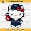 Hello Kitty #1 New England Patriots Football SVG PNG DXF EPS Cut Files