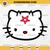 Hello Kitty Satan SVG, Hello Kitty Devil SVG, Hello Kitty Face SVG