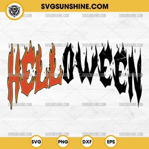 Helloween SVG, Funny Halloween SVG, Hell Halloween SVG