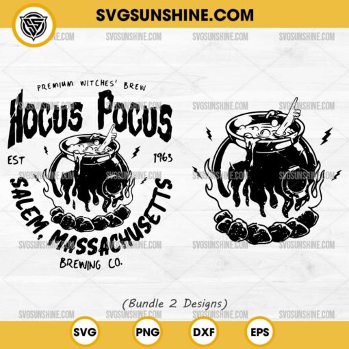 Hocus Pocus Salem Massachusetts Brewing Co SVG, Hocus Pocus SVG Bundle