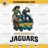 Horror Characters Jacksonville Jaguars SVG, NFL Football Halloween SVG