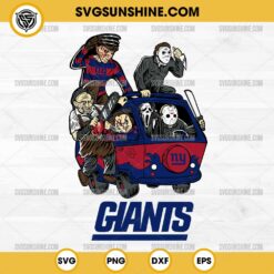 Horror Characters New York Giants SVG, NFL Football Halloween SVG