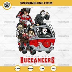 Horror Characters Tampa Bay Buccaneers SVG, NFL Football Halloween SVG