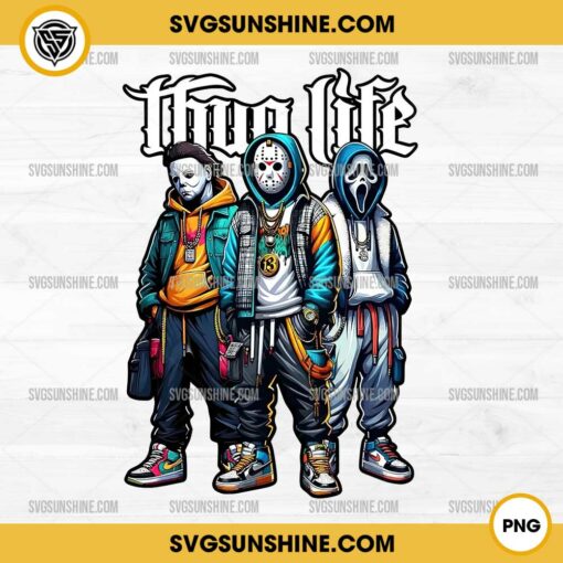 Horror Thug Life Png, Halloween Horror Movie Killers Thug Life Png