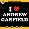 I Love Andrew Garfield SVG PNG File