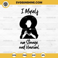 I Myself Am Strange And Unusual SVG, Lydia Deetz Beetlejuice SVG