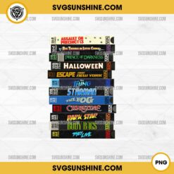 John Carpenter VHS Movies Stack Halloween PNG Sublimation