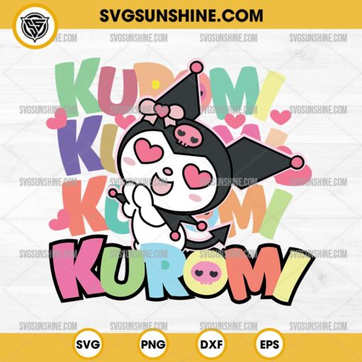 Kuromi SVG, Hello Kitty SVG PNG DXF EPS