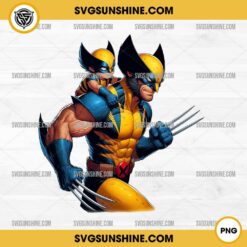 Logan Wolverine Dad And Son PNG, Wolverine Daddy PNG, Logan Wolverine Father's Day PNG