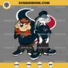 Looney Tunes Tasmanian Devil And Bugs Bunny Houston Texans Football SVG