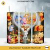 Winnie The Pooh Zipper 20oz Tumbler Wrap PNG File