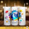 Ennui Inside Out 20oz Tumbler Wrap PNG File