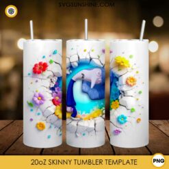 Ennui Inside Out 20oz Tumbler Wrap PNG File