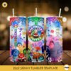 Inside Out 2 Starbuck Coffee Tumbler Wrap PNG