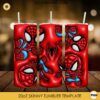 Spider Man 3D Tumbler Wrap PNG