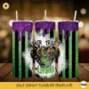 Beetlejuice 20oz Skinny Tumbler Template PNG, Never Trust the Living 20oz Tumbler Wrap PNG File