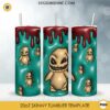 3D Inflated Oogie Boogie Tumbler Wrap PNG