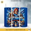 Chucky Tennessee Titans Football 20oz Tumbler Wrap PNG File