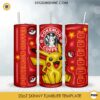 3D Inflated Pikachu Pokemon Coffee Tumbler Wrap PNG