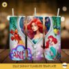 Ariel Disney Princess 20oz Tumbler Wrap PNG File