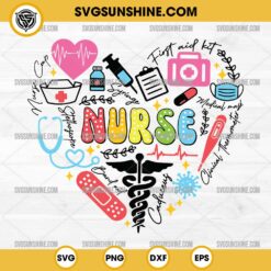 Nurse Heart SVG PNG, Nurse Life SVG PNG, Nurse SVG