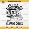 Old Row Smokin' Meats And Clapping Cheeks SVG PNG Vector Clipart