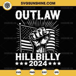 Silhouette Outlaw Hillbilly 2024 SVG