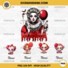 Pennywise Mama PNG, Halloween Horror Mama Custom Kids Name PNG