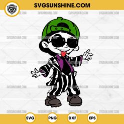 Peso Pluma Beetlejuice SVG, Beetlejuice SVG, Peso Pluma Horror Halloween SVG