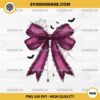 Pink Halloween Coquette Bow PNG File