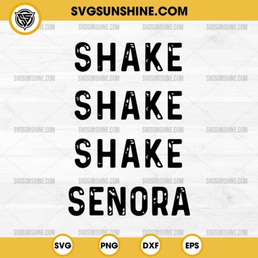 Shake Shake Shake Senora SVG, Beetlejuice SVG