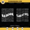 Silhouette Senior Class Of 2025 SVG Bundle, Graduation 2025 SVG, Senior 2025 SVG Cricut