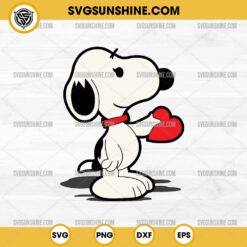 Snoopy Heart Lover SVG, Snoopy Valentine Day SVG