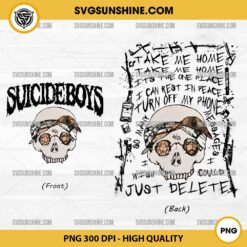 Suicideboys PNG, Suicideboys Skull Take Me Home PNG 2 Designs File