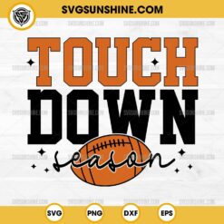 Touchdown Season SVG, Football Season SVG, Retro Football SVG