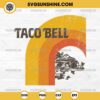 Vintage Taco Bell SVG PNG Silhouette Vector Clipart