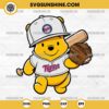 Winnie The Pooh Minnesota Twins Baseball SVG PNG File