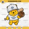 Winnie The Pooh Tampa Bay Rays Baseball SVG PNG File