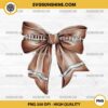 Coquette Football Bow PNG Sublimation Designs