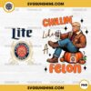 Halloween Trump Miller Lite Chillin Like A Felon PNG, Trump Pumpkin Halloween PNG, Trump Miller Lite Beer PNG