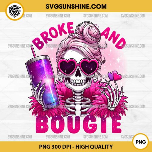 Skeleton Broke And Bougie PNG, Boujee Skull PNG, Funny Skeleton PNG