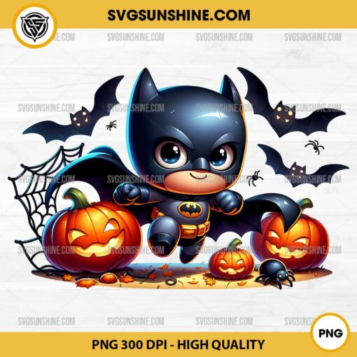 Batman Pumpkin Halloween PNG File