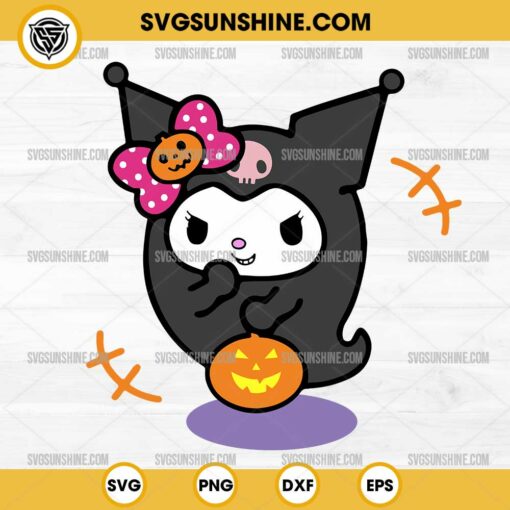 Boo Ghost Kuromi Pumpkin Halloween SVG