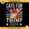 Cats For Trump 2024 PNG File Digital Download