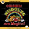 Chicken Nuggets Are Magical PNG, Funny Rainbow Chicken Nuggets PNG